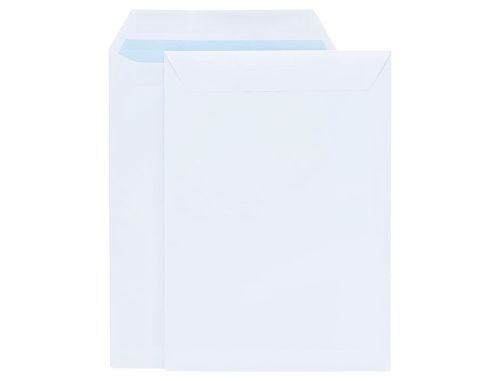 Envelope liderpapel bolsa branco 310x410 mm com aba em tira de silicone papel offset 100 gr caixa de 250 unidades , Liderpapel , 6205 , 8423473062054